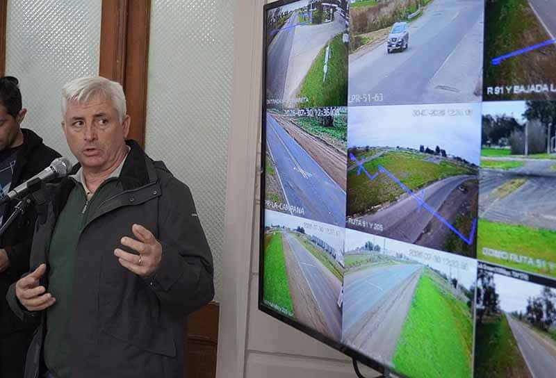 Presentaron cuatro nuevos puntos con cámaras de seguridad en Saladillo